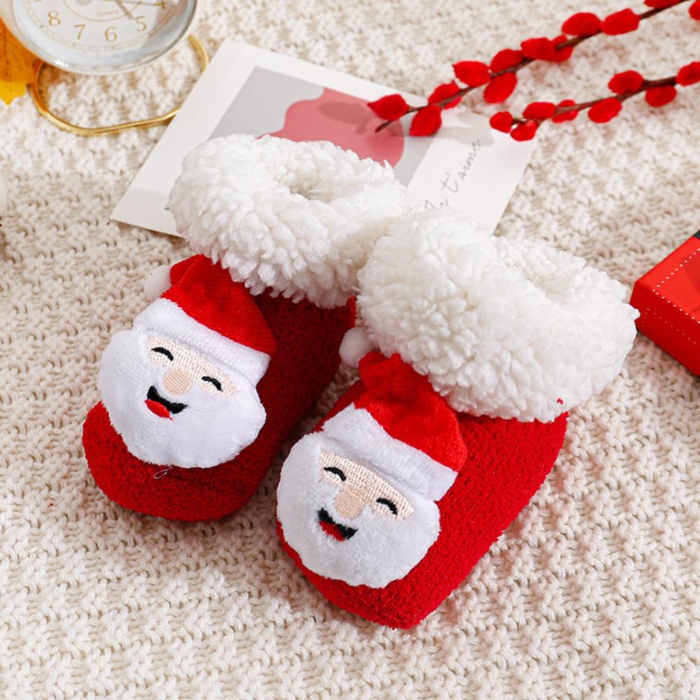 Anti Slip Newborn Floor Sock Soft New Year Toddler Socks Christmas Baby Socks  0-3 Years