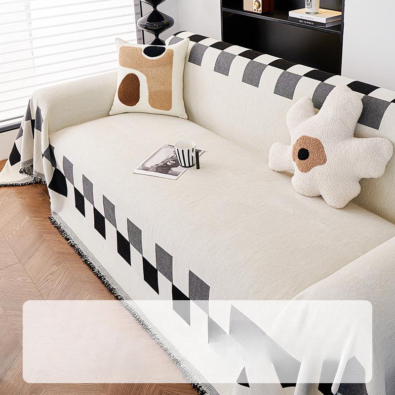 Chenille Thickened Anti-Scratching Sofa Towel Nordic Style High-Grade Sofa Cover All-Inclusive Universal Cover