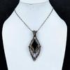 Shungite  999 Copper Wire Wrapped Gemstone Jewelry, Handmade Tree Of Life Pendant, For Thanksgiving