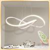 59W Tricolor Changeable Bedroom Office Hanging Lamp Living Room Decoration Suspension Lamp LED Modern Pendant Light
