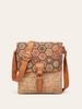 Fashion Cork Women's Bag Guochao RPET Bark Shoulder Crossbody Flip, Computer Bag Bag, Custom