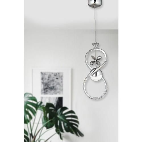 

Luna Lighting Современная роскошная подвесная светодиодная люстра Chrome