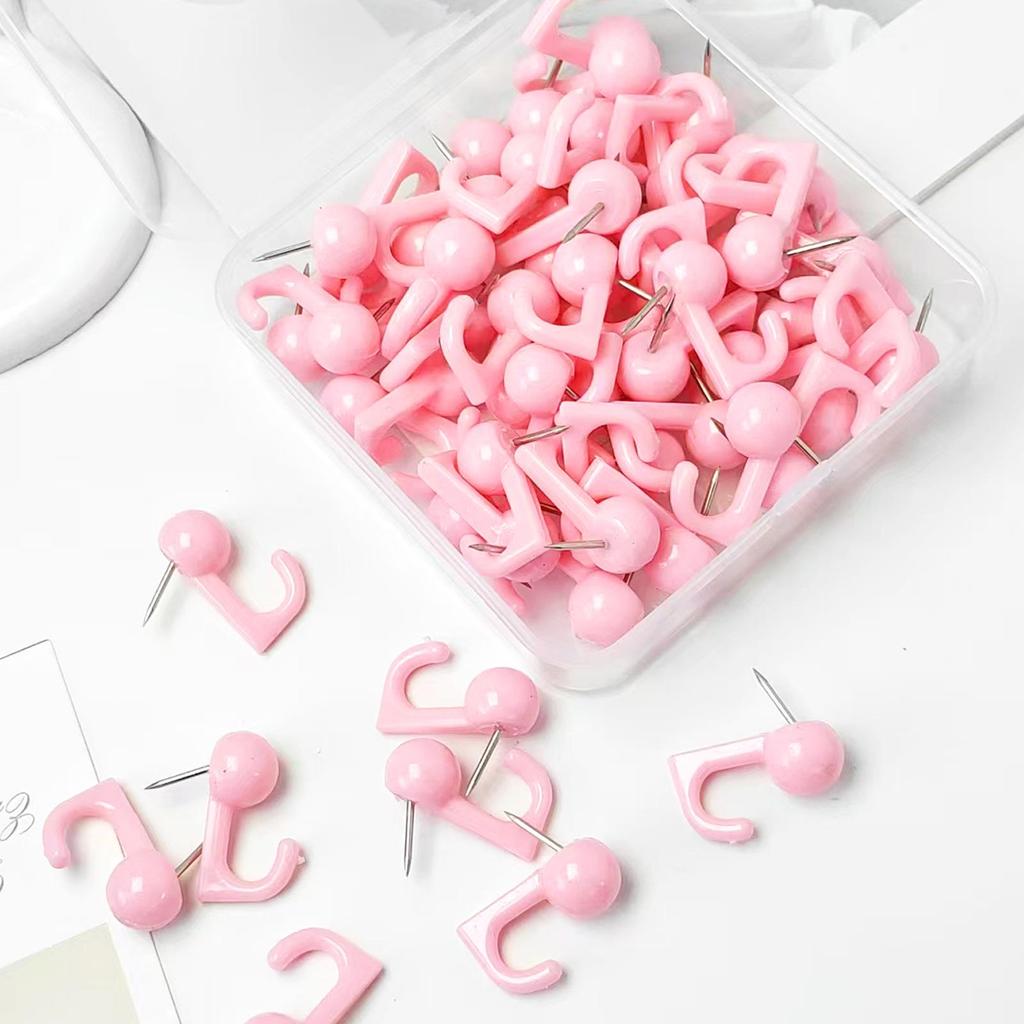 Macaron Color Thumbtacks: Colorful Candy Push Pins for Cork and Felt Boards.