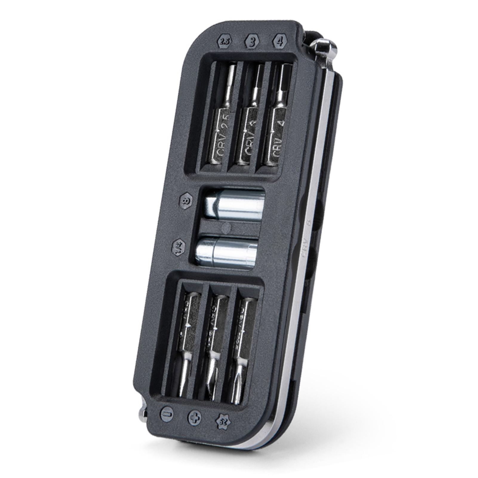 

Инструменты для ремонта велосипеда Велосипедный мультитул Гаечный ключ Набор для ремонта велосипеда Портативный 10 в 1 Прецизионная CRV сталь Рукоятка ABS Для шоссейного и чёрный