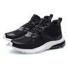 Li Ning Bubble Walker Fleece Mid-Top Trendy Sports Shoes Men Sneakers Black White AGLQ105-2