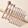 Pink Beginner Makeup Brush Set: Eyeshadow, Blush, Contour, Blending & Nose Shadow