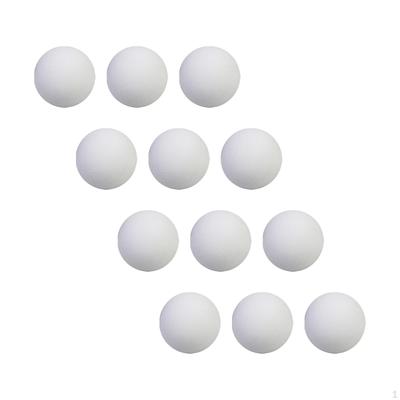 12 peças de bolas de golfe de espuma bola de exercício leve treinamento macio para suprimentos de artesanato