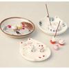 Umora Incense Holder, Incense Plate, for Incense, Aromatherapy, Home Decor, Good Luck, Handmade, Cute Ceramic Figurine, Gift (Plate: Dumpling Cat)