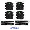 Car Door Handle Bowl Protection Decals Emblem Sticker for Skoda Badge Yeti Karoq Fabia 2 Rapid Kodiaq Superb Kamiq Octavia Tour kyvc74