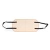 Large Canvas Firewood Carrier Log Bag Indoor Fireplace Log Carrier Holders Portable Wearproof Firewood Bag Beige