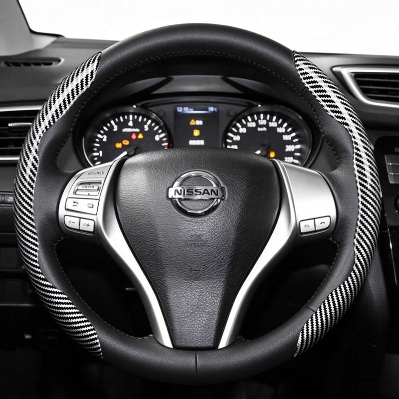 Suitable for Nissan  Steering Wheel Cover Suitable for Qashqai J10 J11 March Terrano2  Juke N16 Xtrailt31 T32 E11 Y62