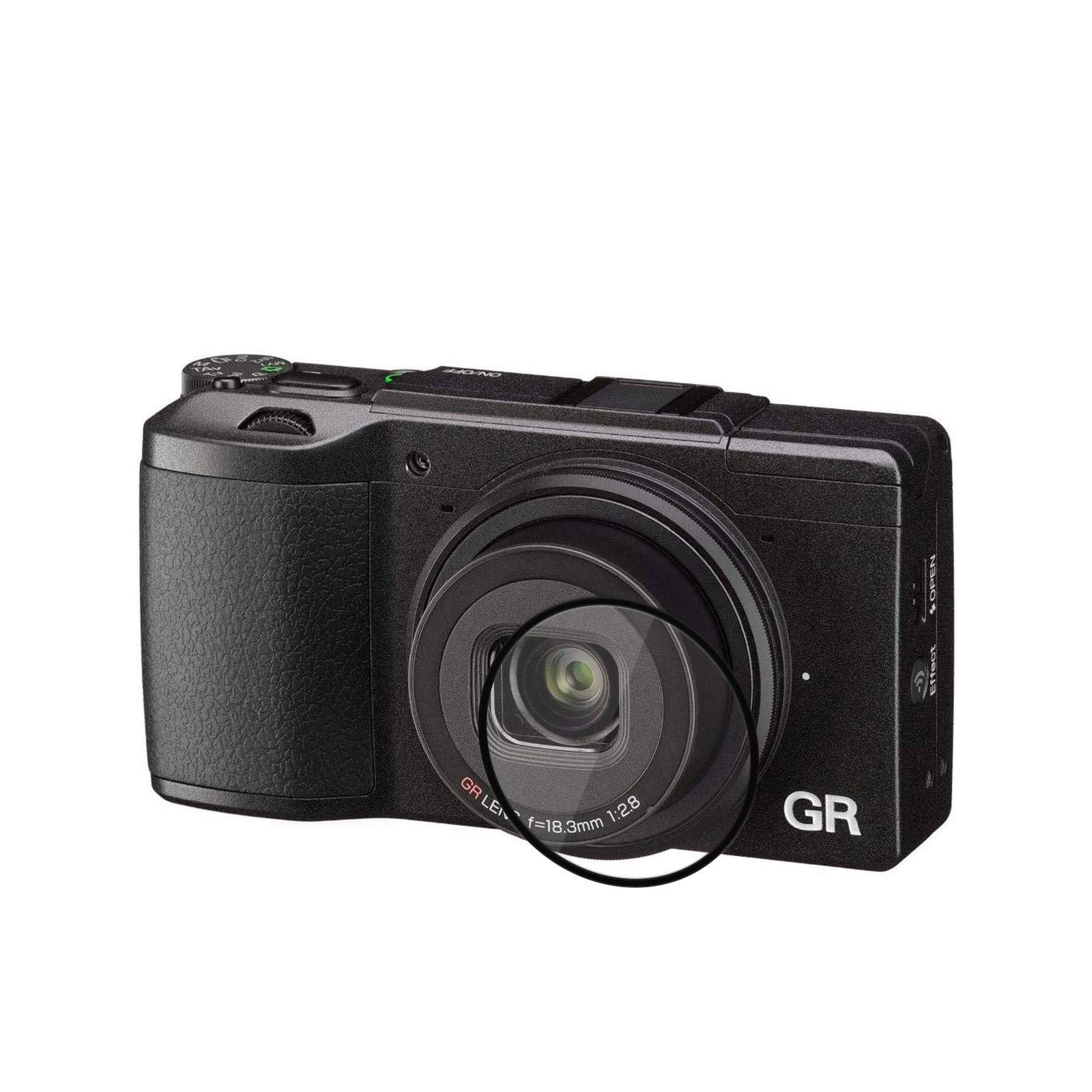 

kinokoo UV Filter for RICOH Digital 9H High Tempered Set of 2 GRII/GR Cameras, Hardness, Transmittance, Fingerprint-Resistant, Bubble-Free, Glass,