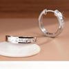 Luxury Korean Rhinestone Hoops: Sparkly Moissanite Earrings for Men & Women