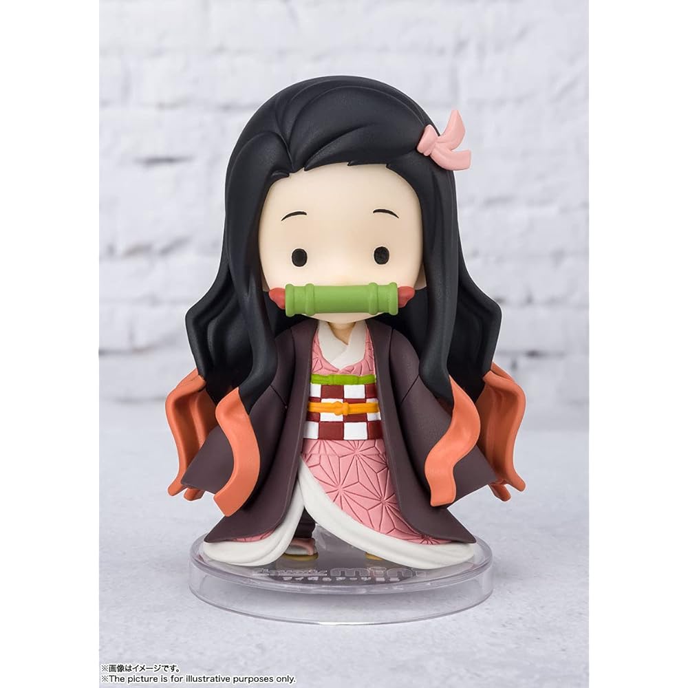 TAMASHII NATIONS Figuarts mini Demon Slayer Nezuko Figura 75mm PVC ABS Pintada Móvel Colecionável