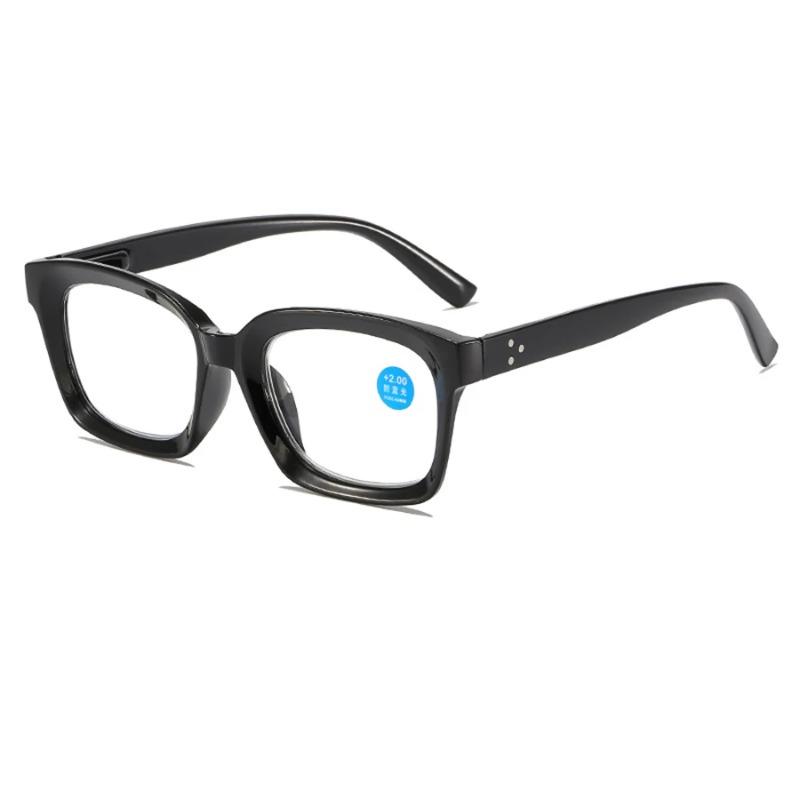 Anti-blue Light Reading Glasses for Women Men Square Frame Eyewear Suitable Reading Books Viewing Computer Eyeglass