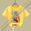 2026 Summer New  Digita Printing Japanese Anime Dragon Ball Boys and Girls Tshirt Children Street Leisure Fashion Cosplay Top