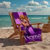 Custom Name Ultra-Soft Beach Towel with Alvin and the Chipmunks Theme,Ideal for Pool - Camping, Diving - Perfect Travel Essential, Vibrant Beach Towel