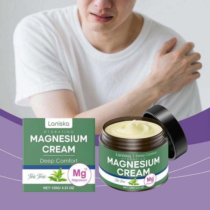 Magnesium Sleep Cream Nighttime Muscle Joint Relief, Soothes Aches For Flexible Movement Promotes Deep Sleep Calming Formula