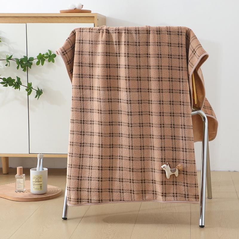 Quick-Dry Wearable Antibacterial Coral Fleece Bath & Beach Towel Wrap 70x140 cm
