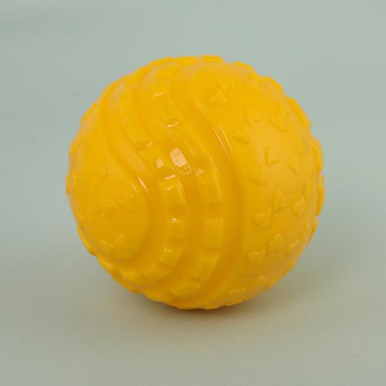 Quietschkugel Hundespielzeug Gummiball Hundekauspielzeug Interaktives Hundezahnreinigung Apportierspielzeug für Welpen Zahnen Hunde Training