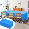 15 Stück Rechteckige Tischdecke Kunststoff Einweg Unifarbene Tischdecke 137x274cm Wasserdichte Tischabdeckung für Party Picknick Essen