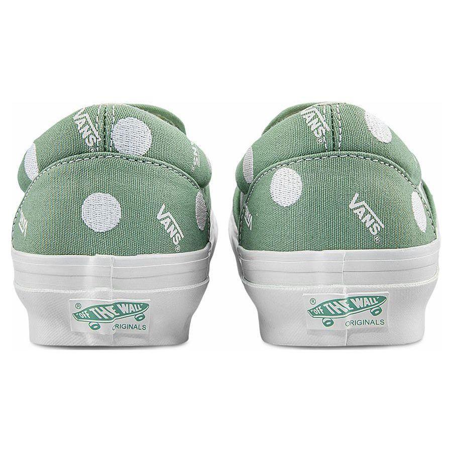 Vans OG Classic Slip-On LX Polka Dot - Green Unisex Sneakers VN0A45JKLDN