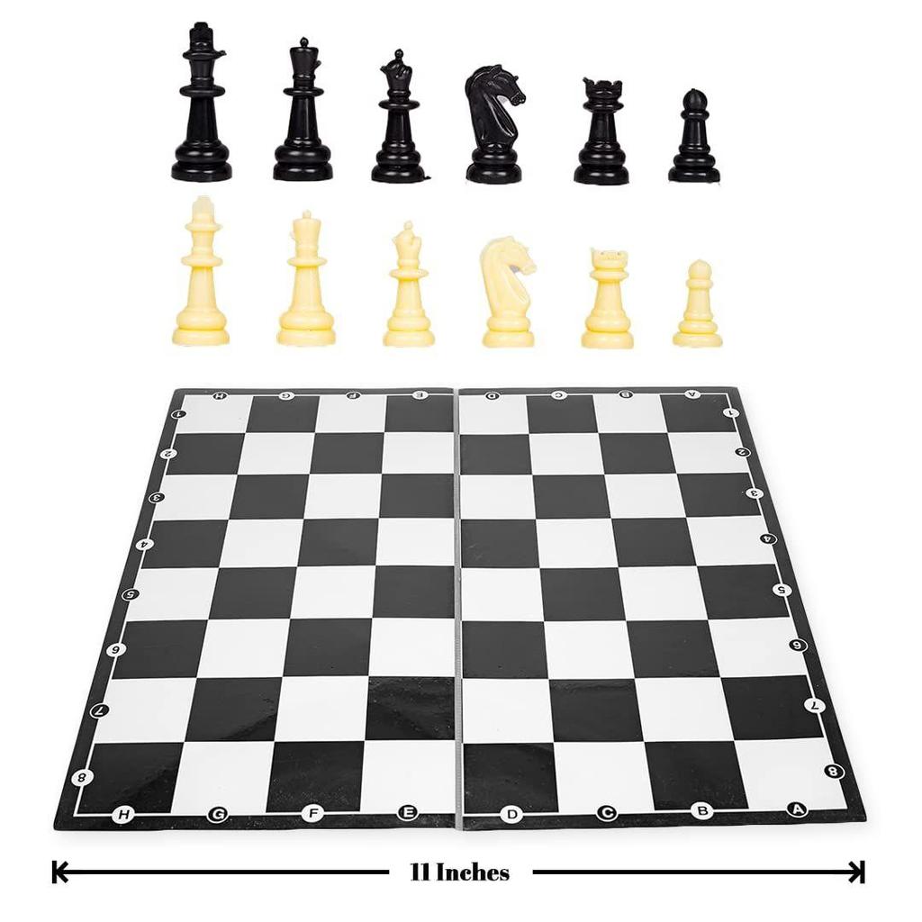 Strategiespiel Junior Kings Premium Schachbrett-Set für Kinder mit logischem und starkem Verstand zur Förderung ihres logischen Denkens und ihrer Konzentration