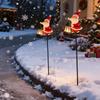 Santa  Light - Magical Christmas Watering Can With Solar LED Lights For Holiday Decor
