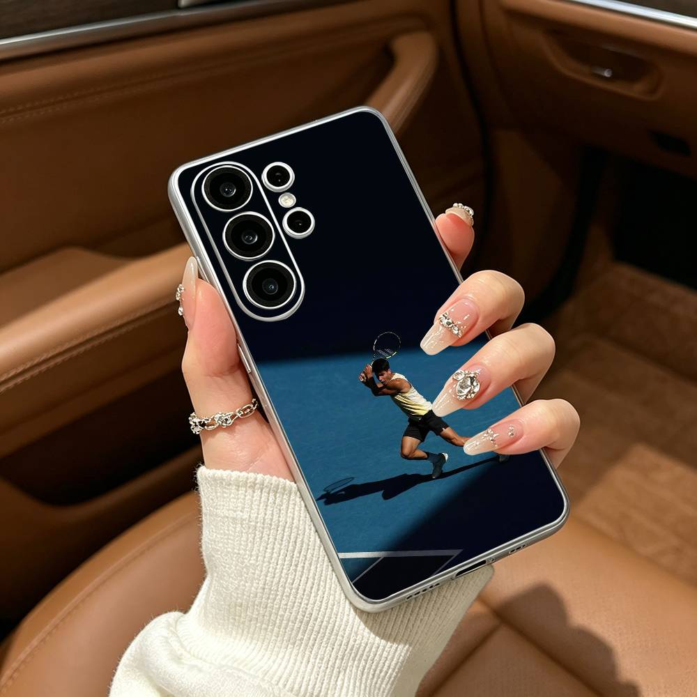 C-Carlos -A-Alcaraz-Tennis Phone Case For Samsung S25,S24,S21,S22,S23,S30,Ultra,S20,Plus,Fe,Lite Transparent Cover