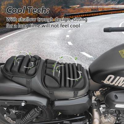 Motorcycle Seat Cushion Cover 3D Breathable Protector Insulation Cushion ShockAbsorbing Motorcycle Seat Cover Universal For Moto