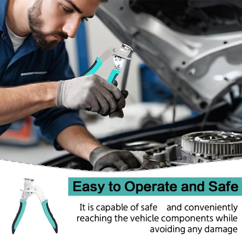 A84X-Auto Panel Removal Tool With Rubber Fastener For Professional Auto Repair Kit Car Thicken Clip Pliers Rivet Tools