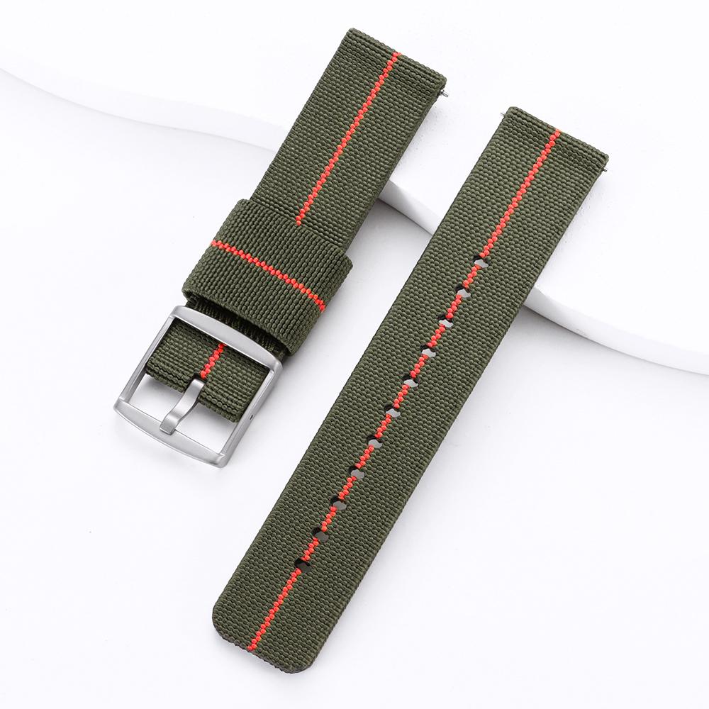 Quick Release Nylon Watch Strap 20mm Watchband for Omage Watch Canvas Sports Band for Men Women Wristband Woven Fabric Bracelet