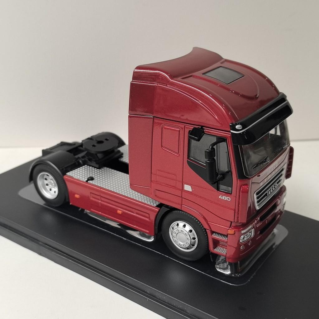 Diecast IXO 1/43 Scale IVECO Stralis 2012 Trailer Truck K4U8 Alloy Car Model