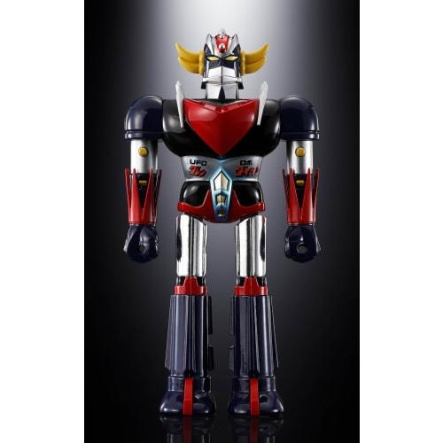 TAMASHII NATIONS Chogokin UFO Robot Grendizer Deluxe Grendizer & UFO Spazer, approximately 135mm & 120mm, die-cast, ABS & PE pre-painted action figure