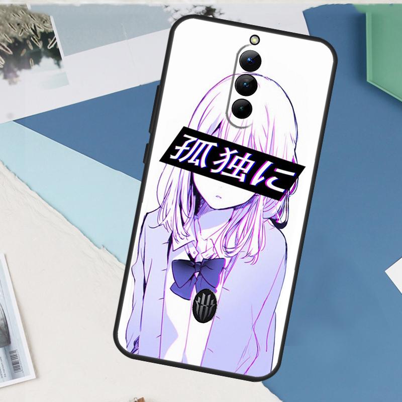 

Sad Japanese Anime Aesthetic Case For ZTE Nubia Red Magic 10S 11 10 9 8 8S 9S Pro Plus 6 7 6S 7S Pro 5G 6R 10 Air Cover Red Magic 8 Pro Plus