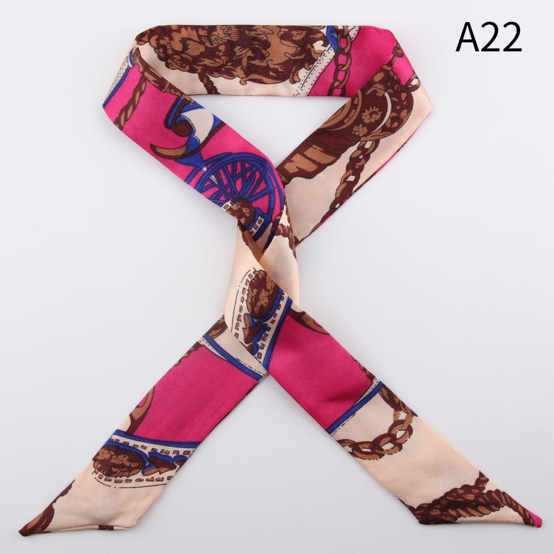 Silk Scarves Versatile Tied Bags, Long Strips, Small Silk Scarves, Bows, Headbands, Streamers, Gift Boxes, Gift Straps.