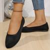 Fashion Classics Black Soft Sole Non Slip Flats Women Summer Autumn Comfort Light Loafers Woman Plus Size Platform Walking Shoes Mujer