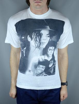 Vintage Michael Jackson 90s T Shirt (Single Stitch)