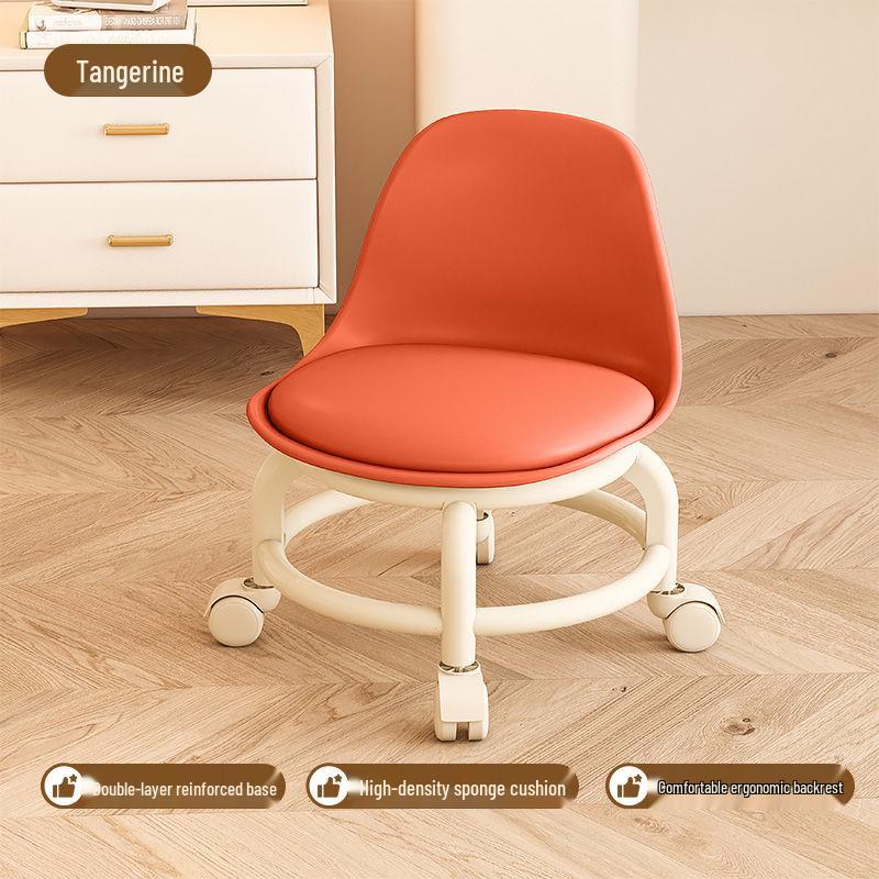 Kompakter Rollhocker mit Schwenkrädern – Ideal für Zuhause, Beauty oder den Gelegenheitsgebrauch