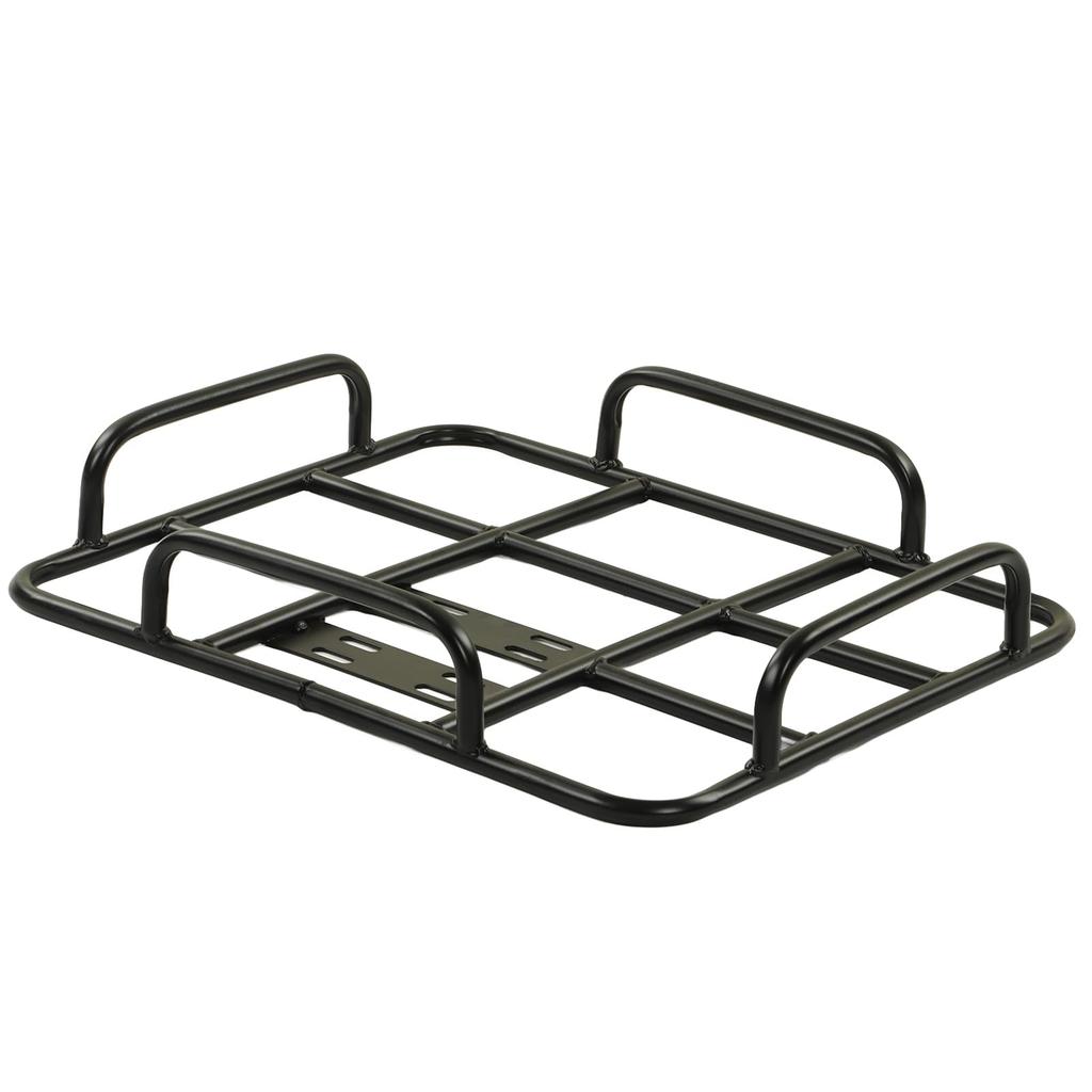 Universal Heavy-Duty Seamless Steel Tube Motorcycle Electric Rear Rack Extension Food Box Carrier (Type 1 52/42 ID)