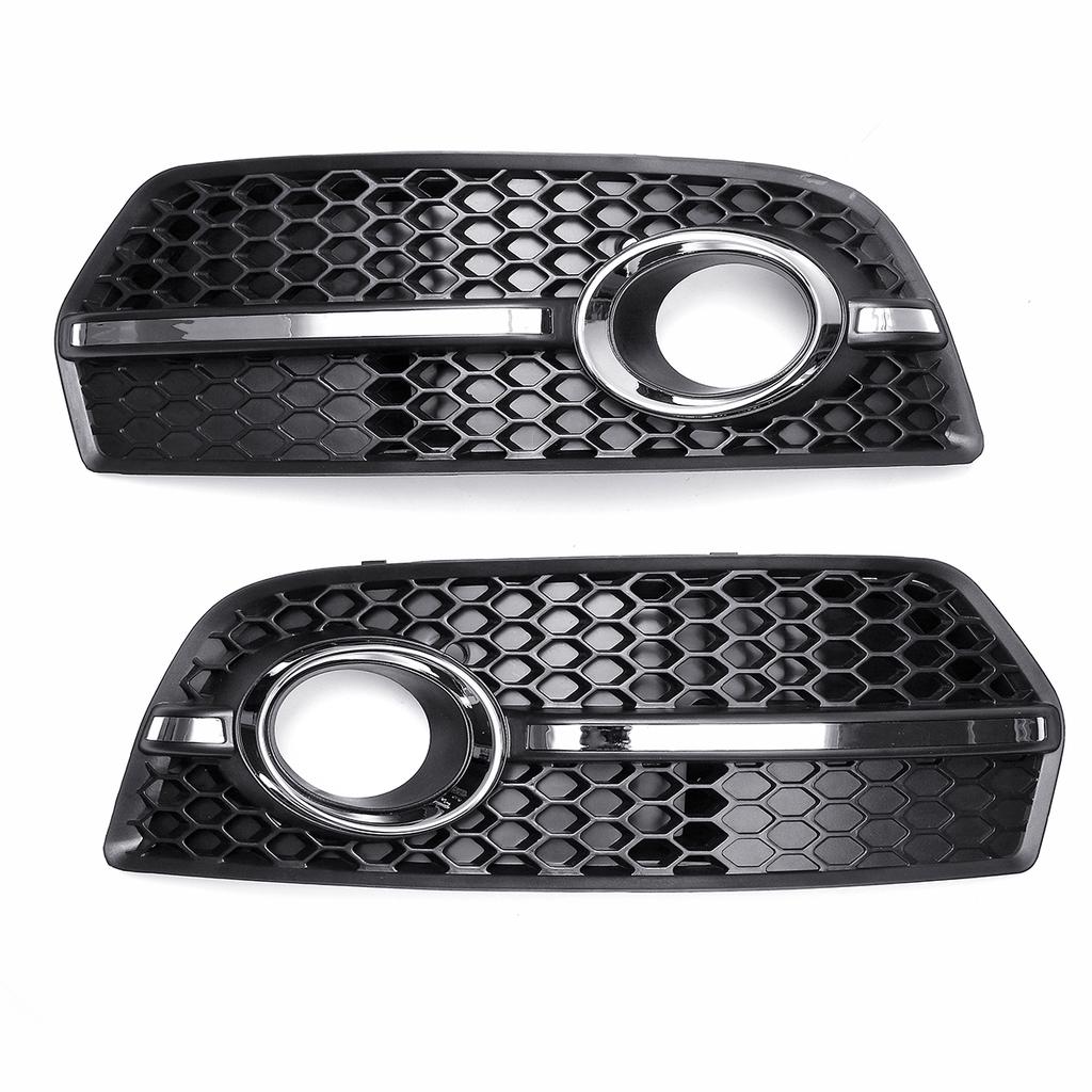 Yellowspeed Black Fog Light Cover Grille Pair For 2013-2017 Audi Q5 – Direct Replacement - View #5