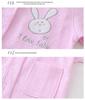 Kids' Cotton Waffle Hooded Bathrobe – Absorbent Summer Pajamas for Boys & Girls