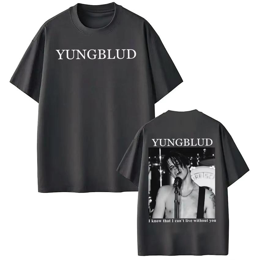 Yungblud IDOLS Album Tour 2026 Tees Men Women Casual Hip Hop Streetwear Short Sleeve Tshirts Pure Cotton Vintage Streetwear