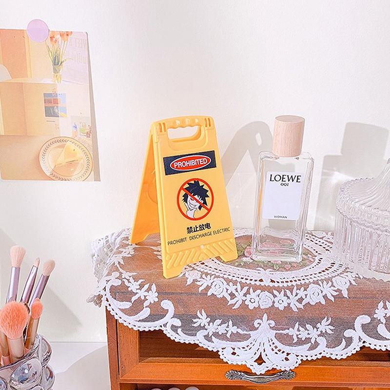 Creative Mini Desktop Prompt Card Folding Makeup Mirror Decoration