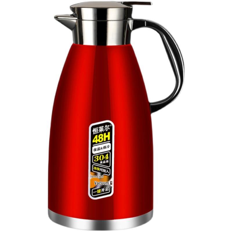 Stainless Steel Large Capacity Insulated Thermos Kettle for Stewing and Boiling Water