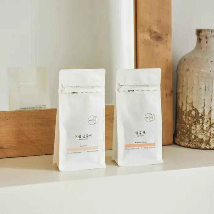 Deep and Lingering Aroma, 2 Types of Premium Holly Tea (30g) - Black Tea, Oolong Tea