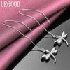 925 Sterling Silver Dragonfly Earrings Wedding Jewelry