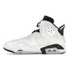 Air Jordan 6 Retro Reverse Oreo Herren-Sneakers Weiß Schwarz CT8529-112