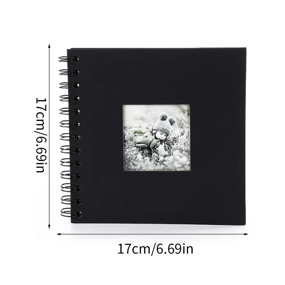 6 Inch Scrapbook Photo Album 20 Internal Pages Cover Window Design Memory Book Paper Travel Album For Lover Wedding