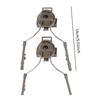 Helmet Rail Adapter Headphone Rail Bracket Flexibility Multiuse Easy Installation Helmet Accessories for Outdoor Sports